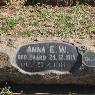 TOIT Anna E.W., du nee  BAARD 1915-1988