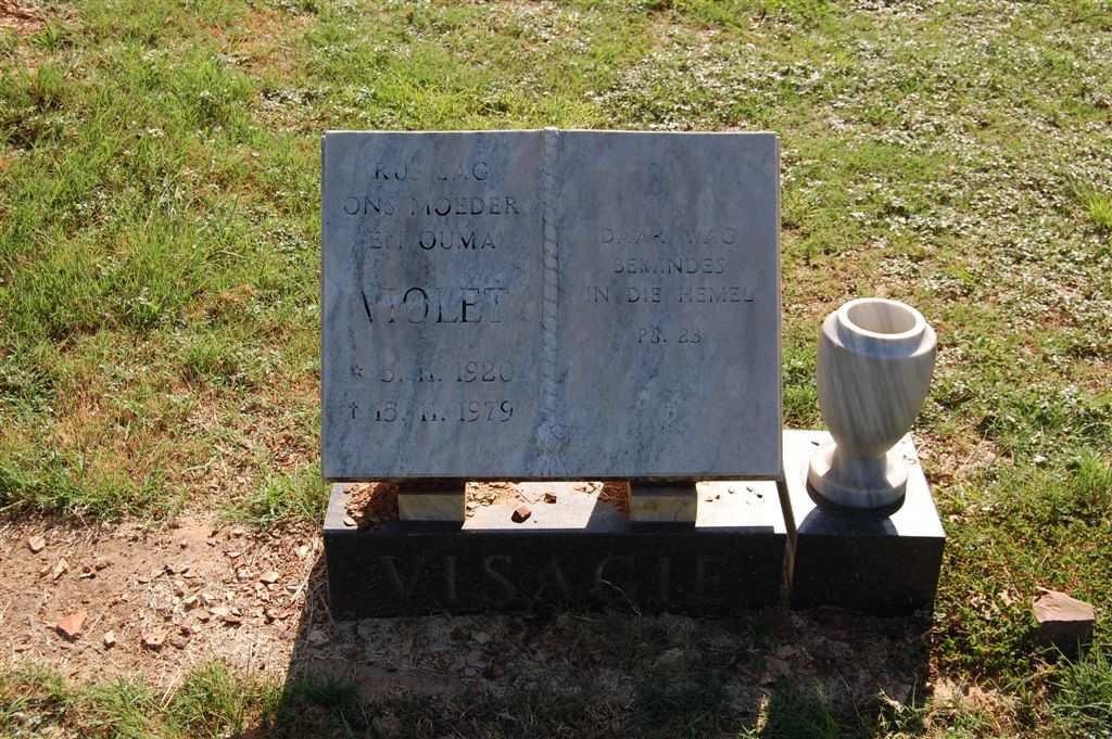 VISAGIE Violet 1920-1979