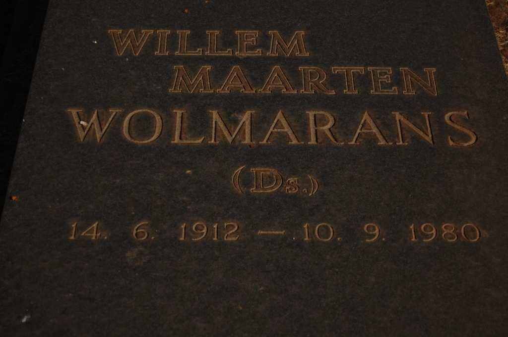 WOLMARANS Willem Maarten 1912-1980