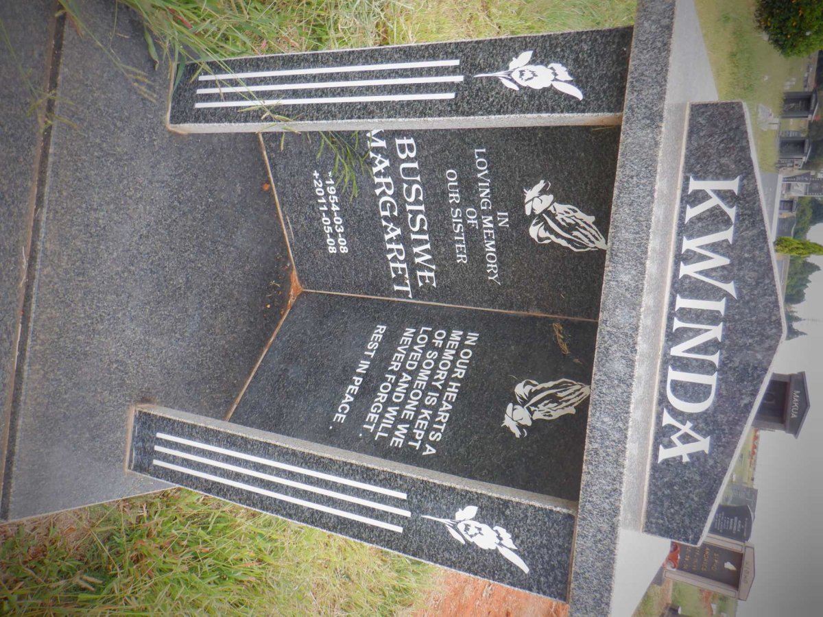 KWINDA Busisiwe Margaret 1954-2011