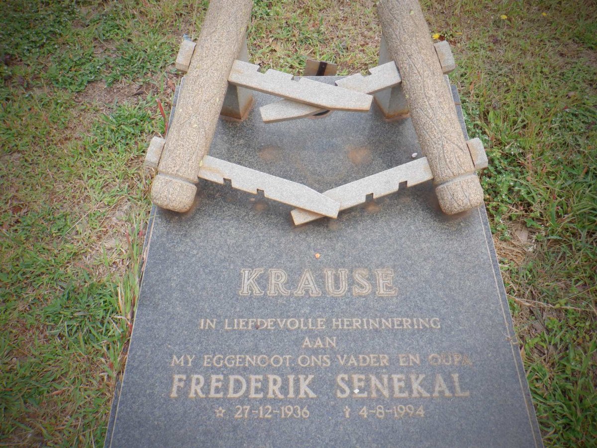 KRAUSE Frederik Senekal 1936-1994
