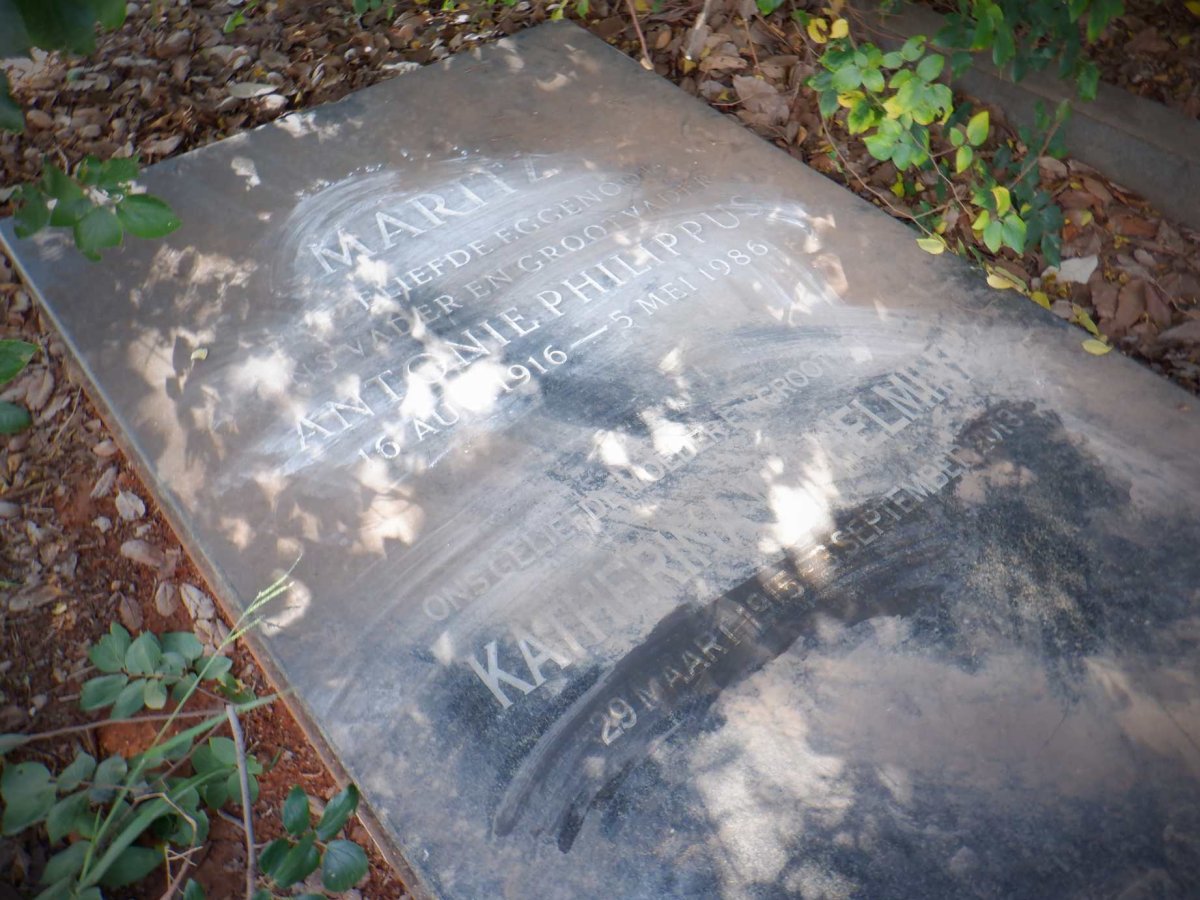 MARITZ Antonie Philippus 1916-1986 &amp; Katherina Helmina 1915-2013