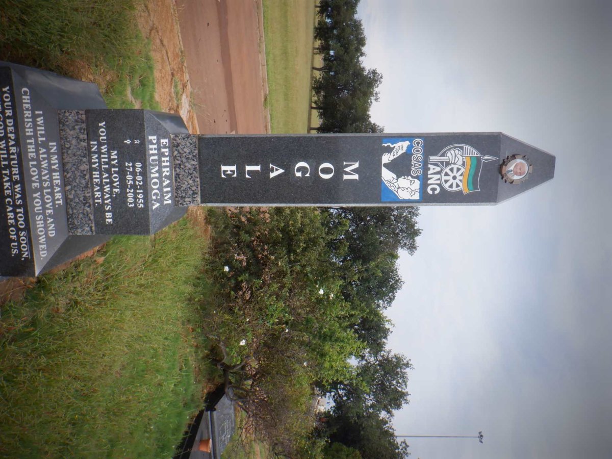 MOGALE Ephraim Phumoga 1955-2003