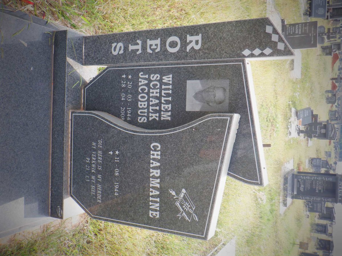 ROETS Willem Schalk Jacobus 1944-2008 &amp; Charmaine 1944-