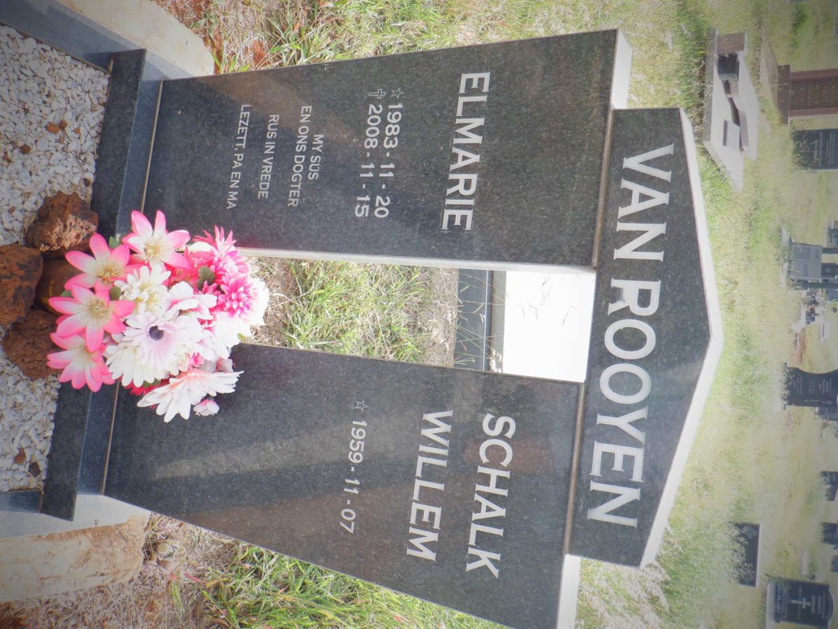 ROOYEN Schalk Willem, van 1959- :: ROOYEN Elmarie, van 1983-2008