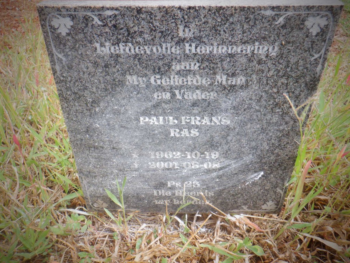RAS Paul Frans 1962-2001