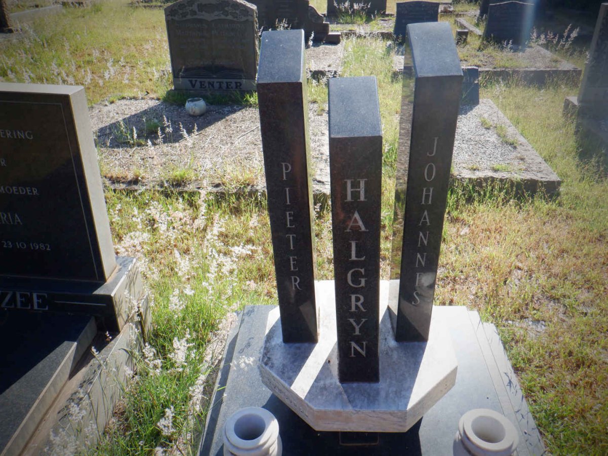 HALGRYN Pieter Johannes 1945-1982