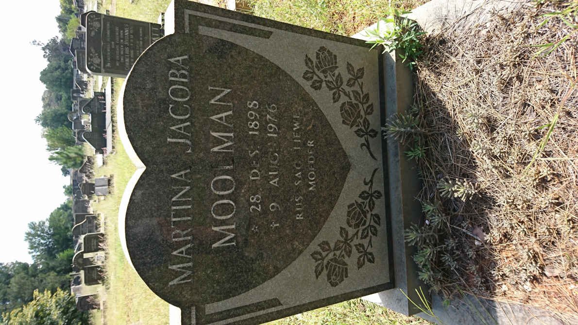 MOOLMAN Martina Jacoba 1898-1976