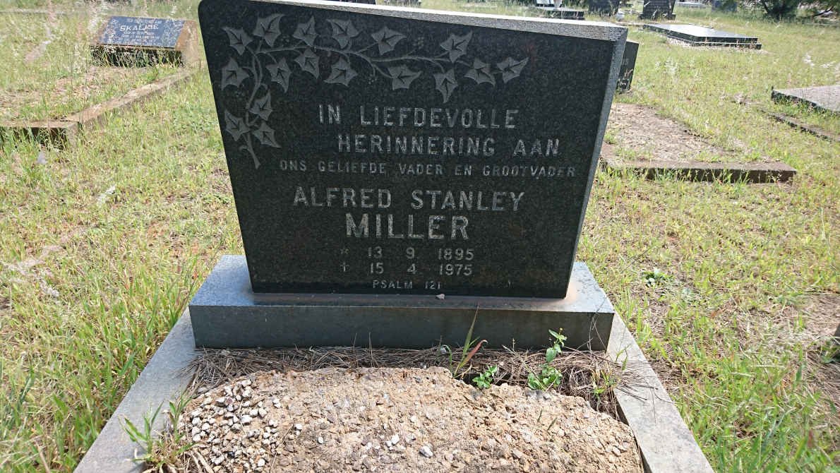 MILLER Alfred Stanley 1895-1975