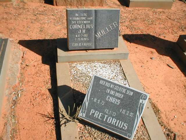 MULLER Cornelius J. H. 1912-1975 :: PRETORIUS Chris 1973-1992