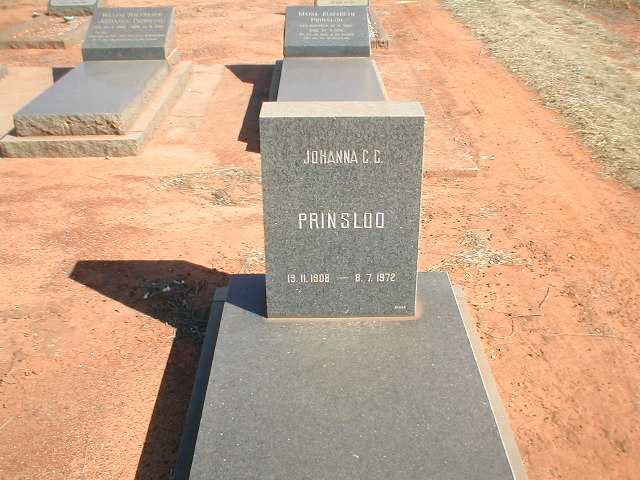 PRINSLOO Johanna C.C. 1908-1972