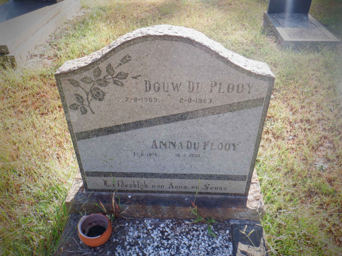 PLOOY Douw, du 1903-1963 &amp; Anna 1915-2003
