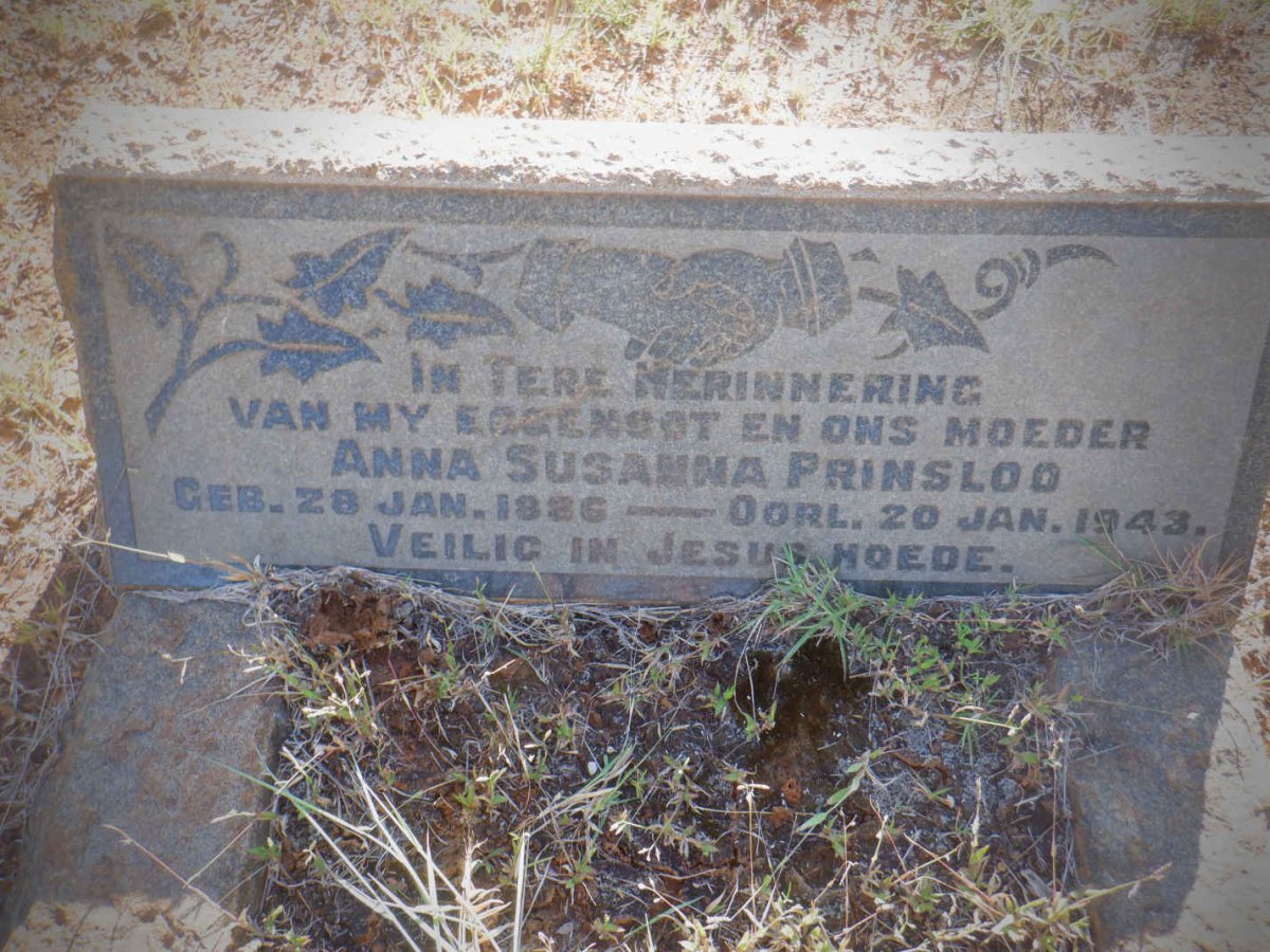PRINSLOO Anna Susanna 1886-1943
