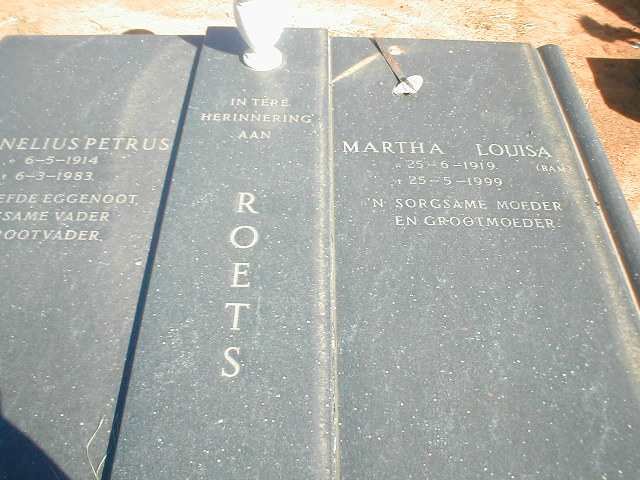 ROETS Martha Louisa 1919-1999