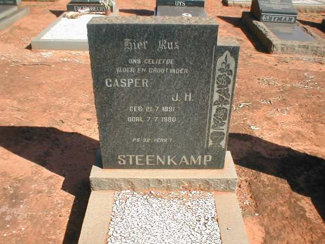 STEENKAMP Casper J.H. 1891-1980
