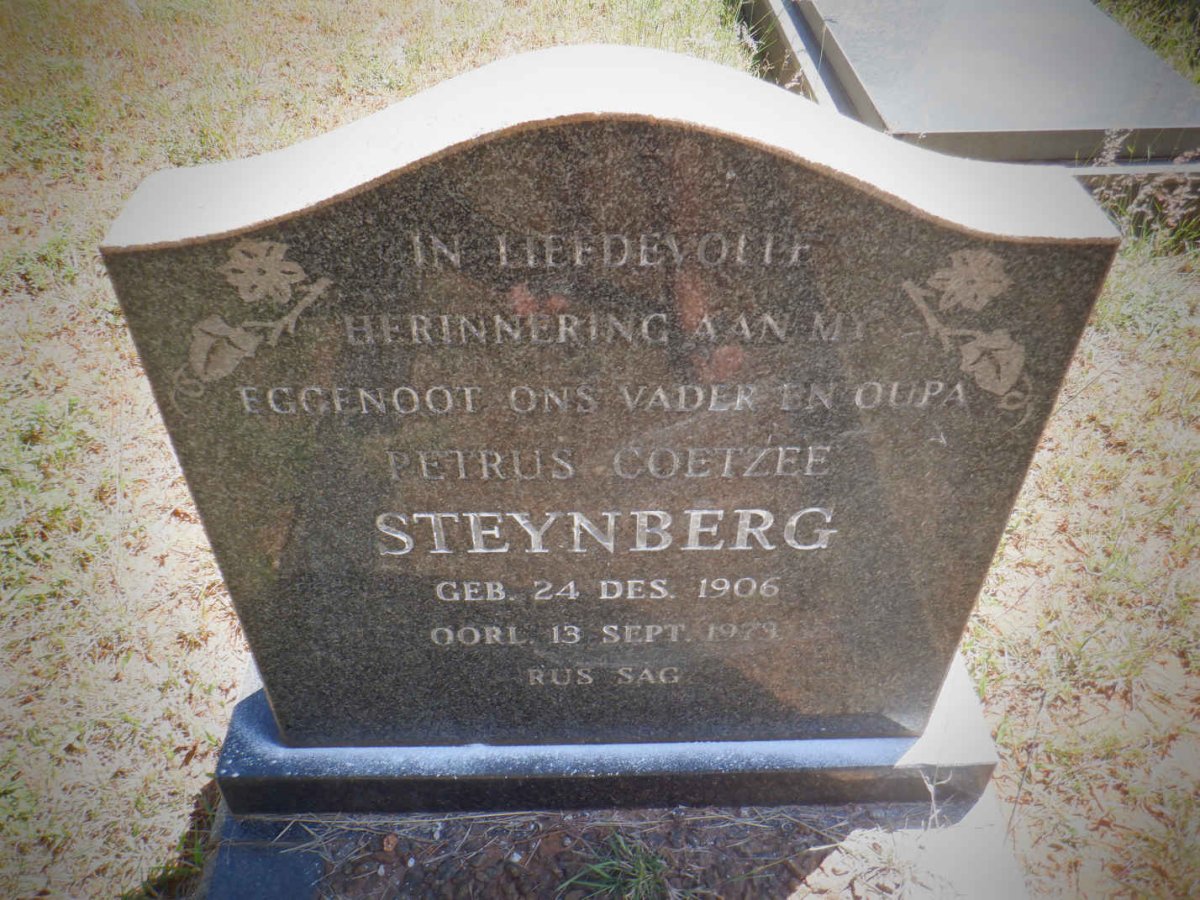 STEYNBERG Petrus Coetzee 1906-1973
