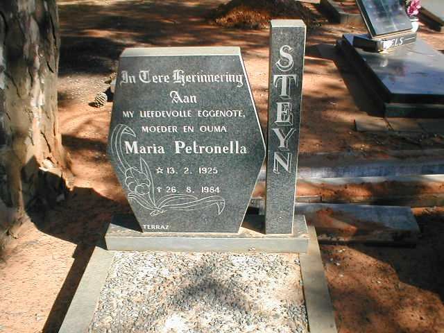 STEYN Maria Petronella 1925-1984