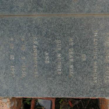 POEL Rita, van der 1930-1990