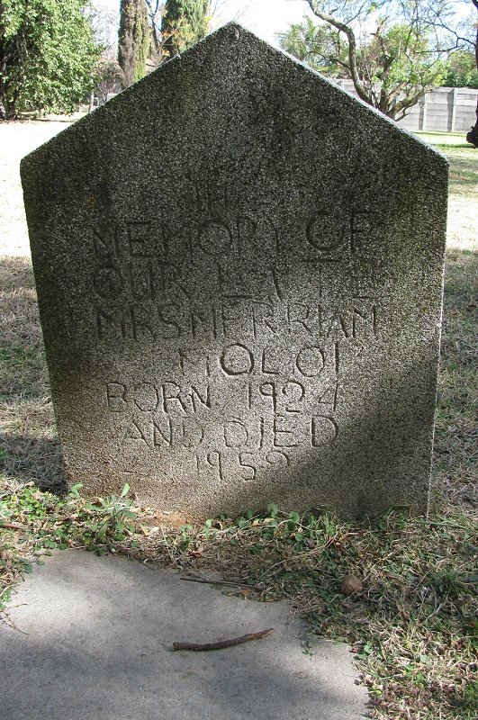 MOLOI Merriam 1924-1952