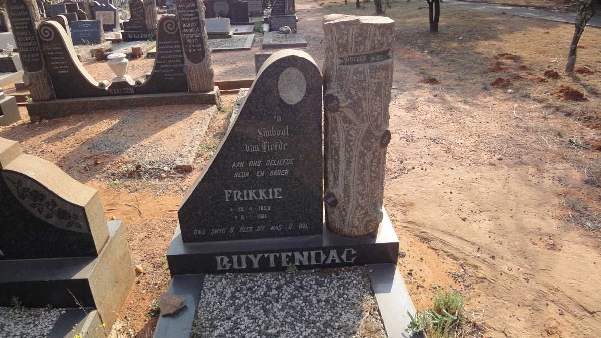 BUITENDAG Frikkie 1898-1961
