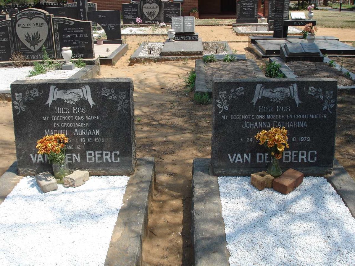 BERG Machiel Adriaan, van den - 1975 &amp; Johanna Catharina - 1979