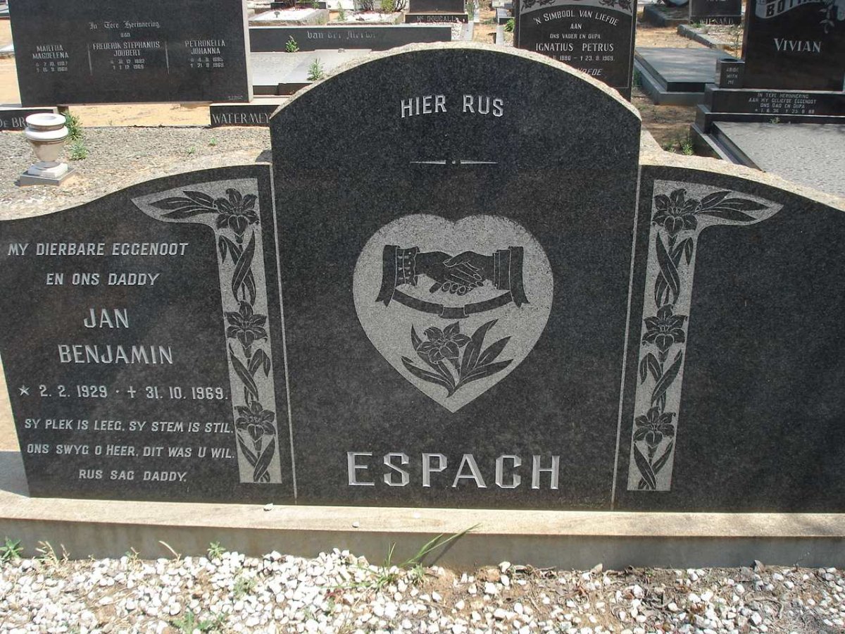 ESPACH Jan Benjamin 1929-1969