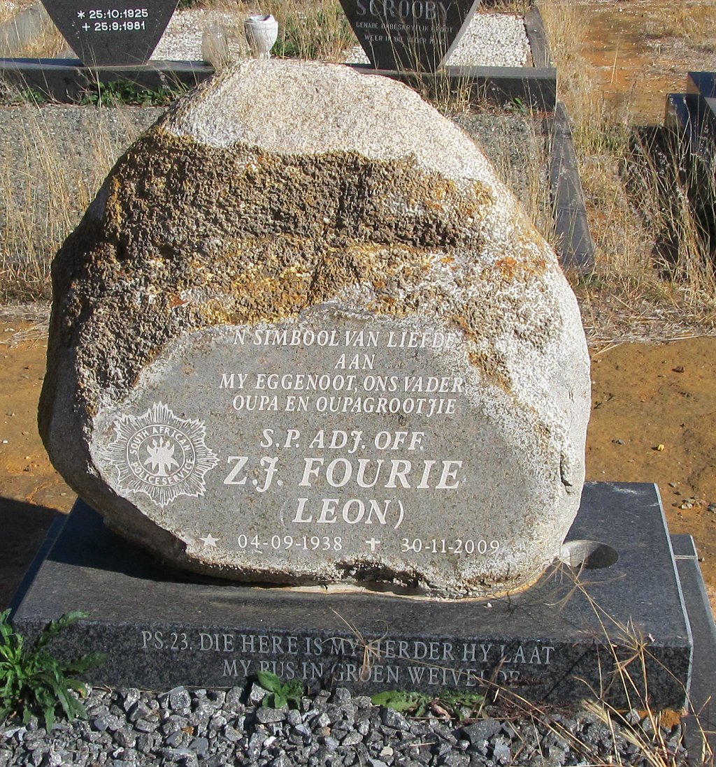 FOURIE Z.F. 1938-2009