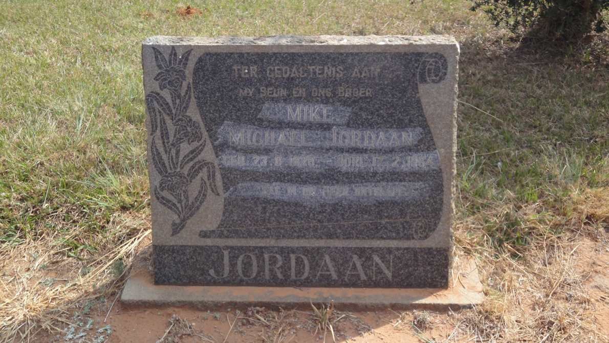 JORDAAN Michael 1926-1964