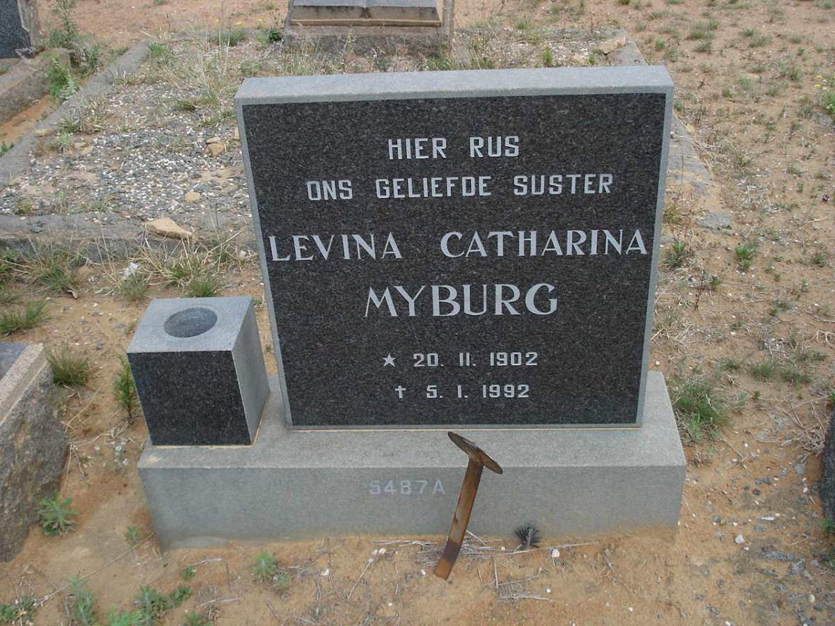 MYBURG Levina Catharina 1902-1992