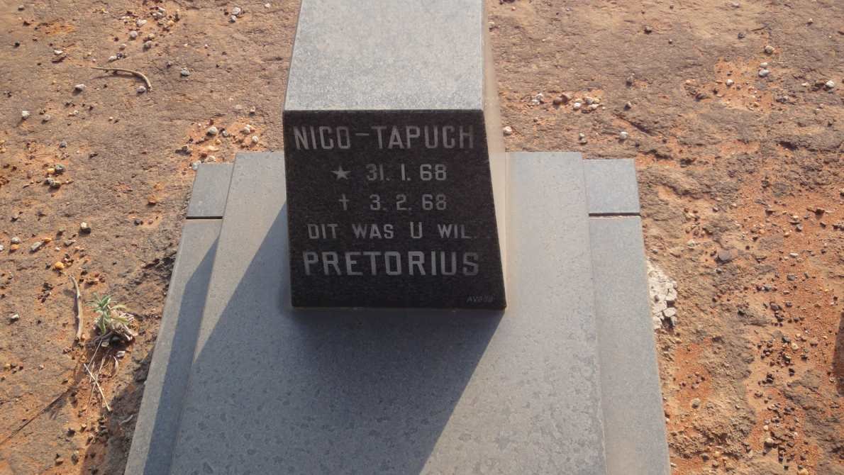 PRETORIUS Nico Tapuch 1968-1968