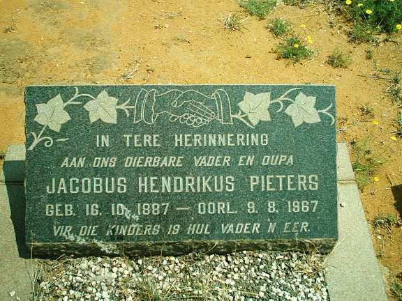 PIETERS Jacobus Hendrikus 1887-1967