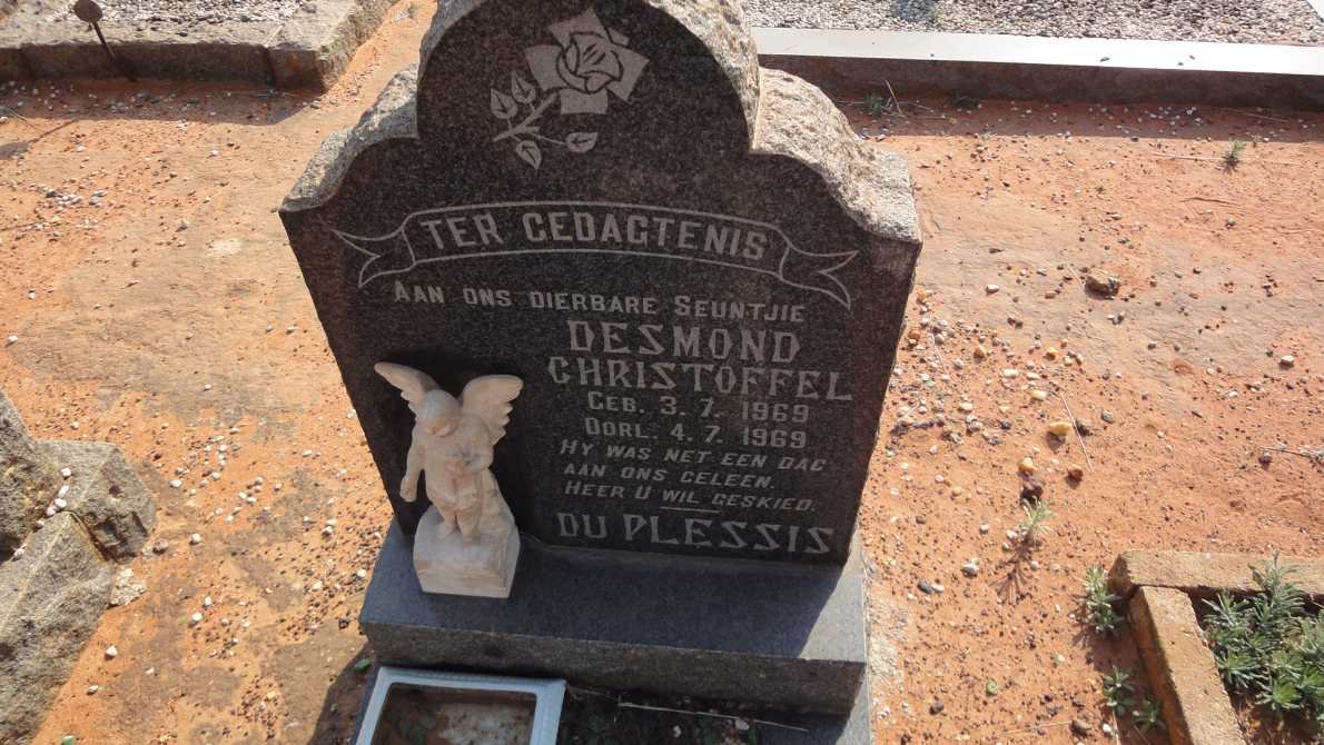 PLESSIS Desmond Christoffel, du 1969-1969