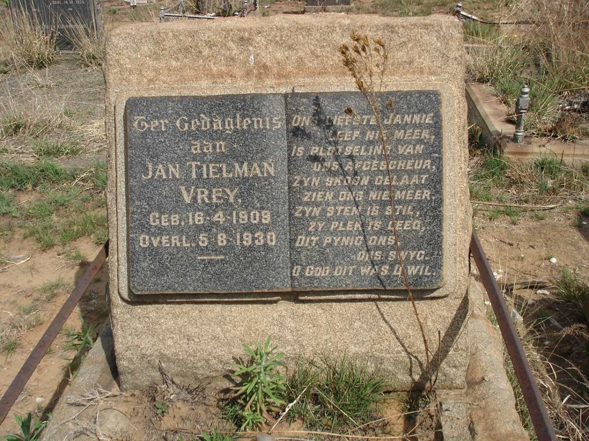 VREY Jan Tielman 1909-1930