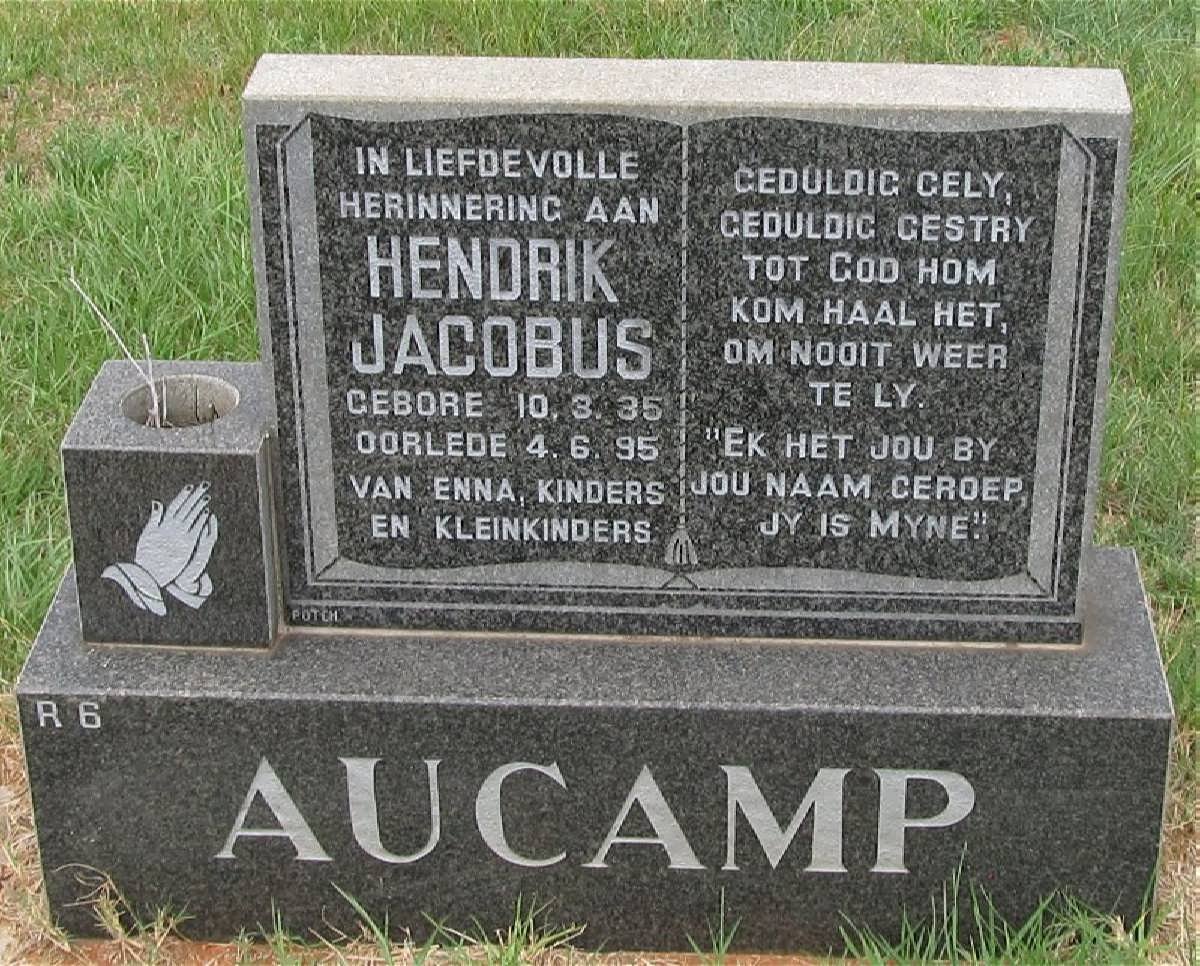AUCAMP Hendrik Jacobus 1935-1995