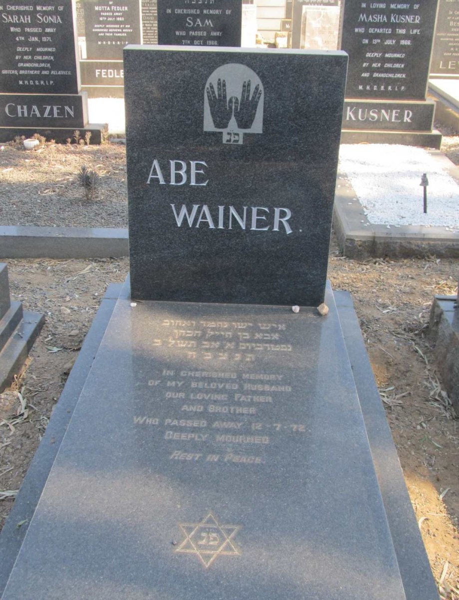 WAINER Abe -1972