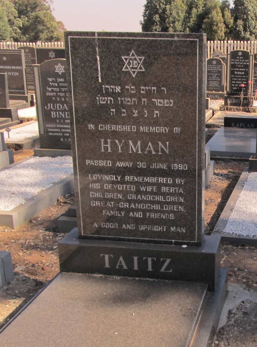TAITZ Hyman -1990