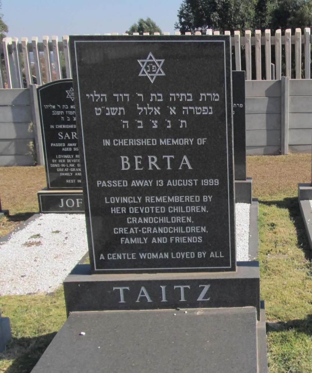 TAITZ Berta -1999