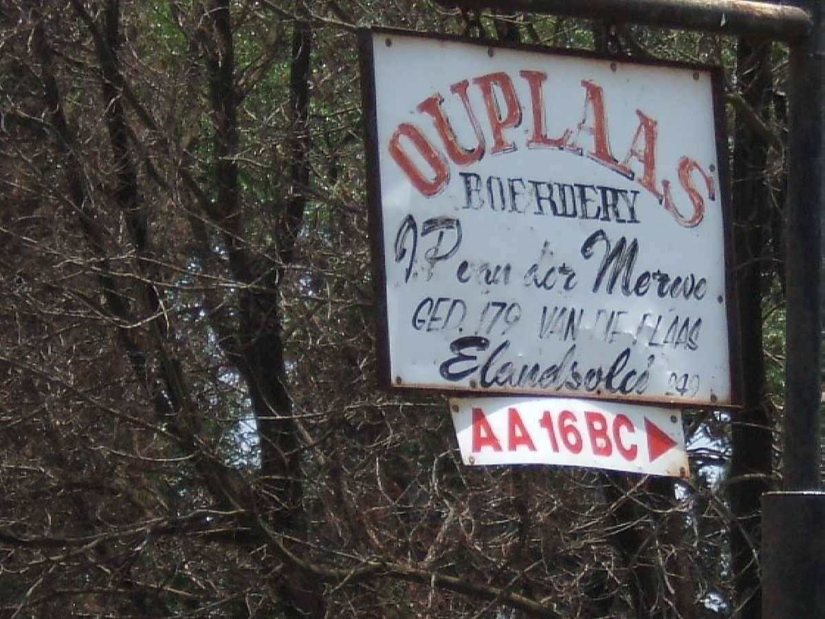 1. OUPLAAS BOERDERY