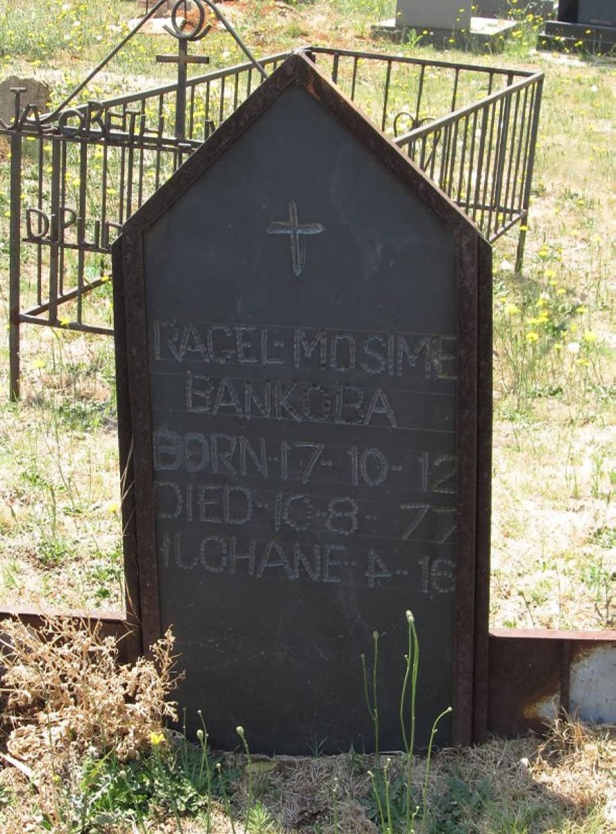 BANKOBA Ragel-Mosime 1912-1977