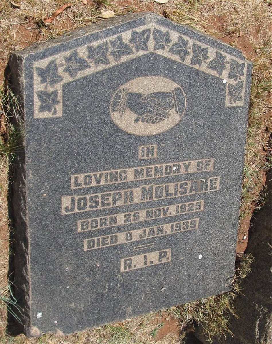 MOLISANE Joseph 1925-1939