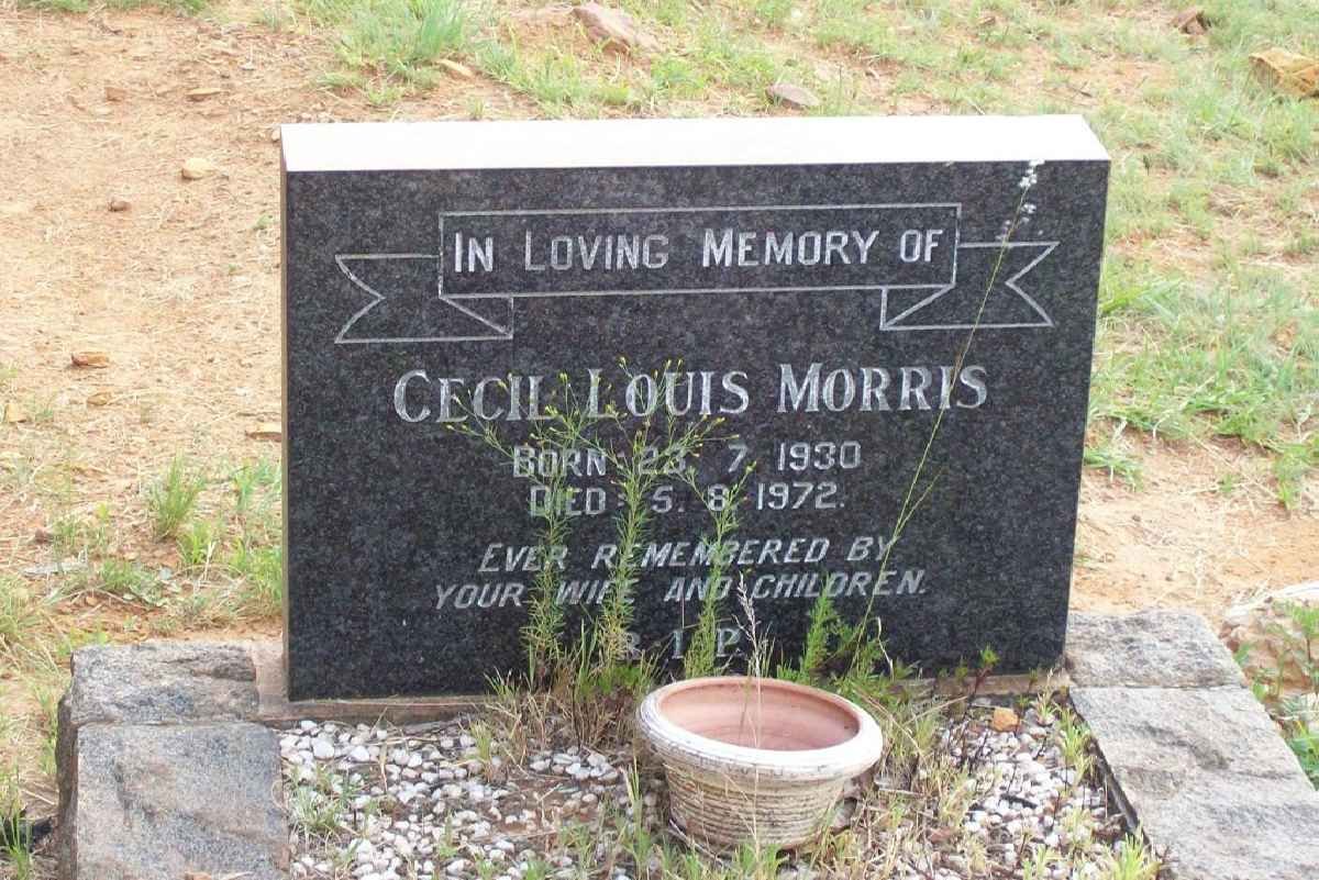 MORRIS Cecil Louis 1930-1972