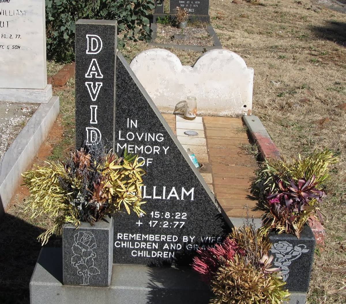 DAVID? ?illiam 1922-1977