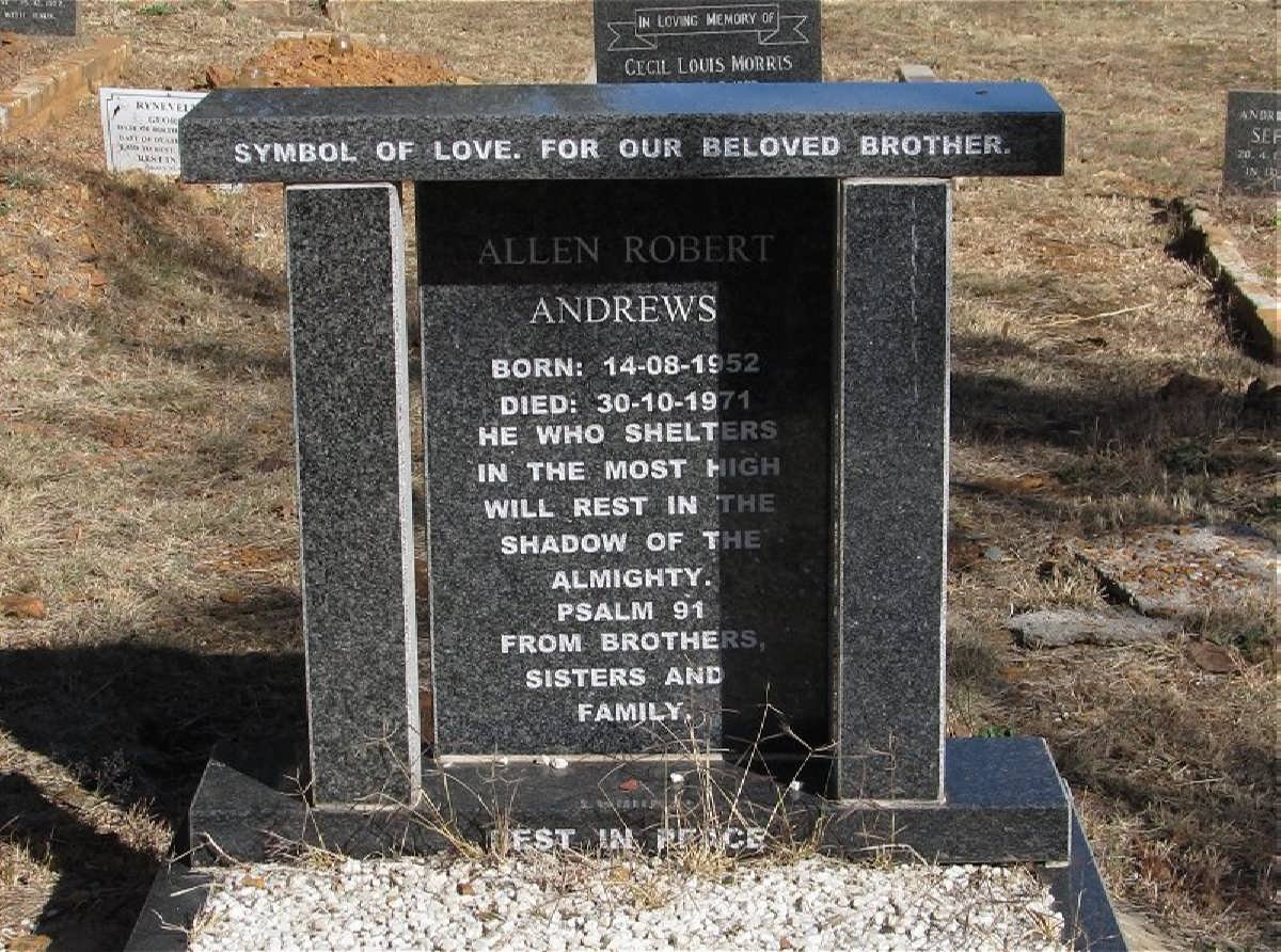 ANDREWS Allen Robert 1952-1971