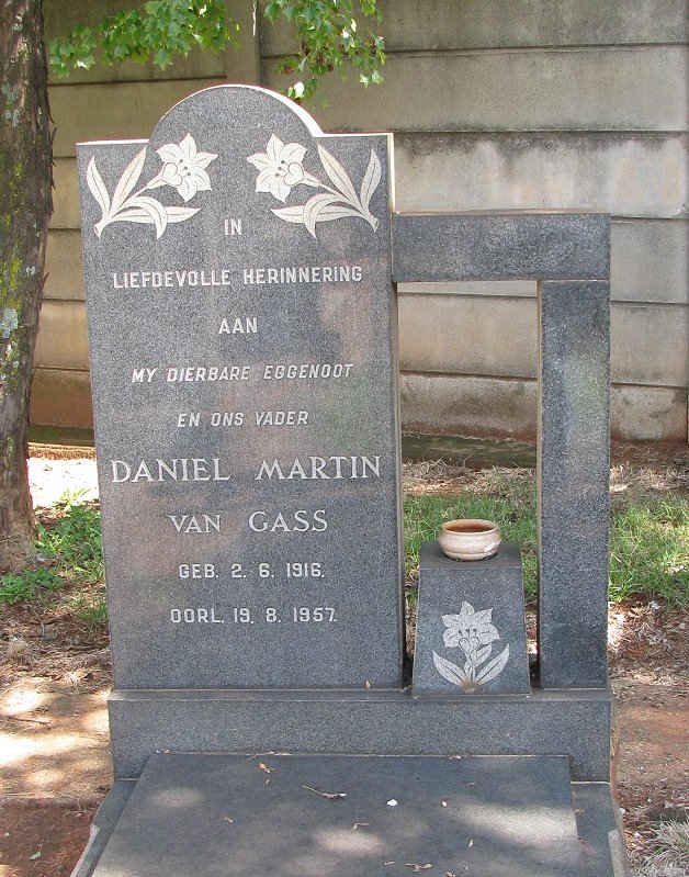 GASS Daniel Martin, van 1916-1957