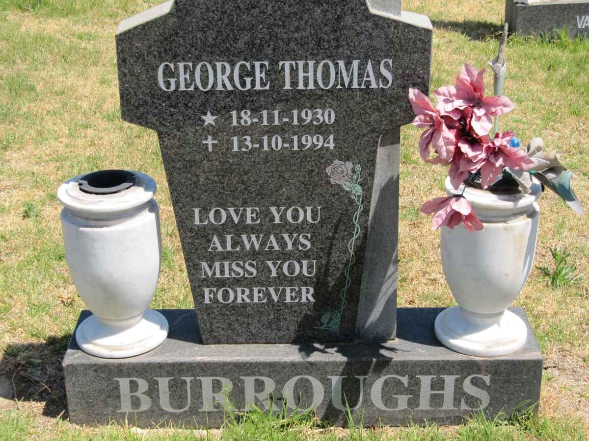 BURROUGHS George Thomas 1930-1994