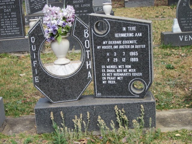 BOTHA Duifie 1965-1989