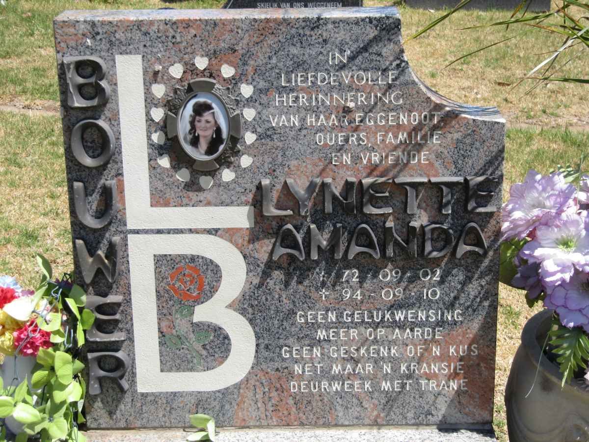 BOUWER Lynette Amanda 1972-1994