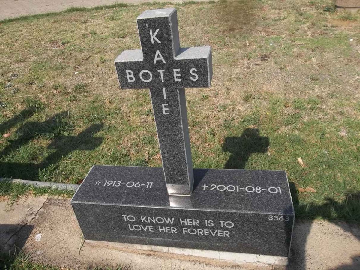 BOTES Katie 1913-2001