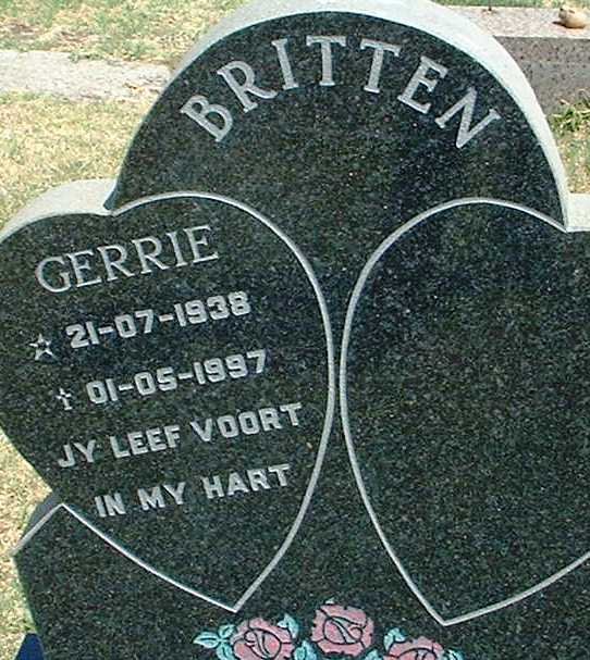 BRITTEN Gerrie 1938-1997