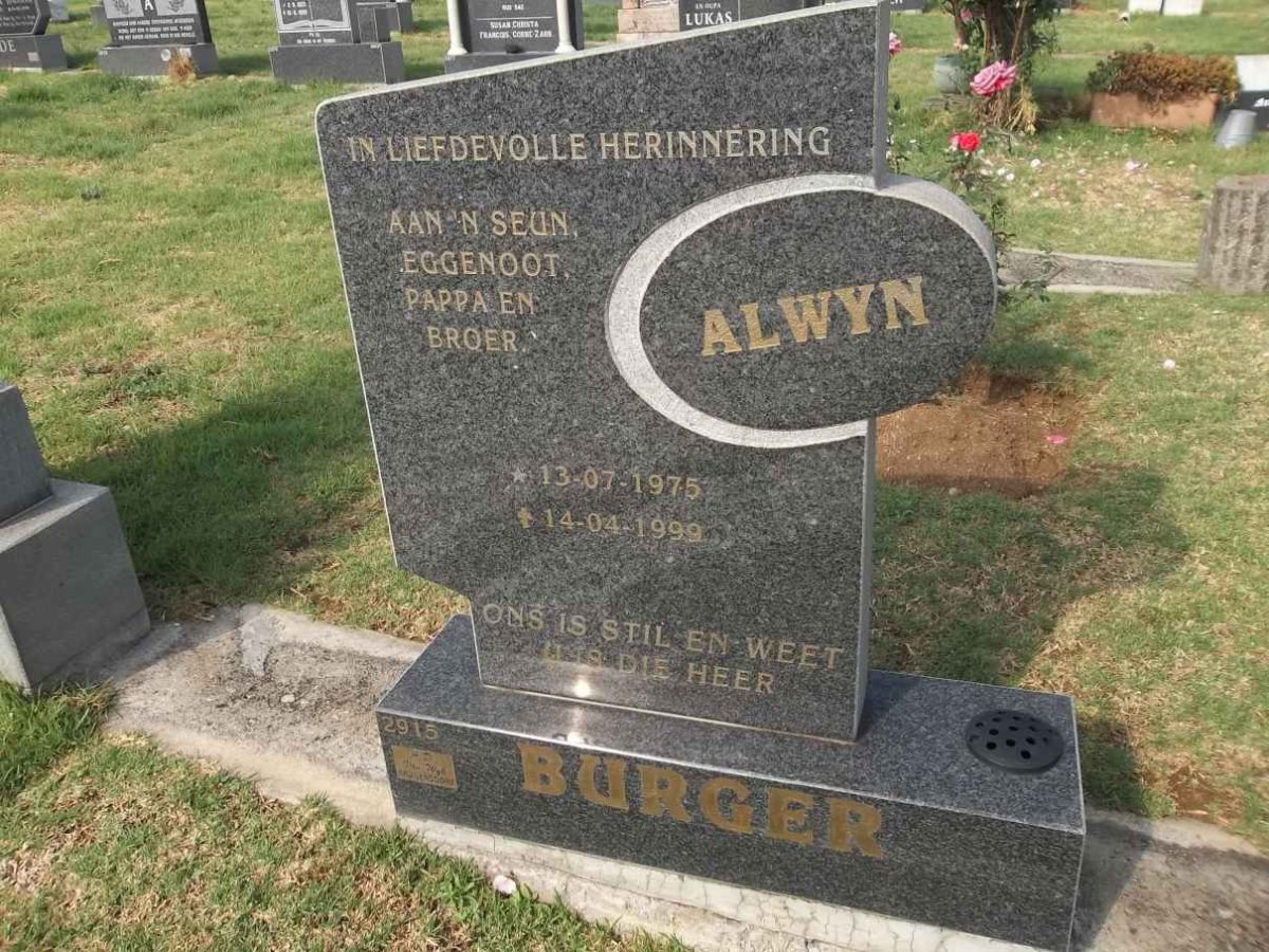 BURGER Alwyn 1975-1999